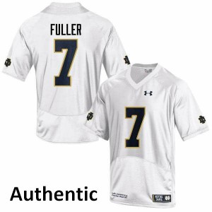 Mens Will Fuller White University of Notre Dame #7 Authentic High School Jersey