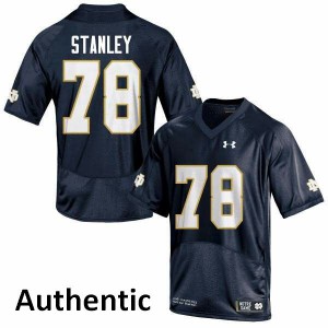 Men's Ronnie Stanley Navy Blue University of Notre Dame #78 Authentic Football Jerseys