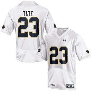 Mens Golden Tate White University of Notre Dame #23 Game College Jerseys