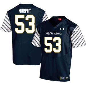 Men Quinn Murphy Navy Blue Notre Dame #53 Alternate Game NCAA Jerseys