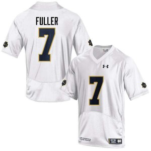 Mens Will Fuller White University of Notre Dame #7 Game Stitch Jersey