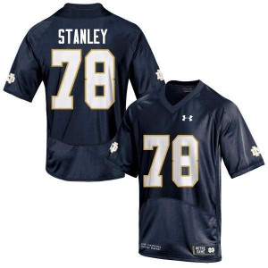 Men's Ronnie Stanley Navy Blue Notre Dame #78 Game Official Jerseys