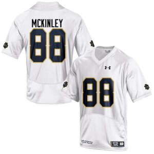 Mens Javon McKinley White Notre Dame #88 Game NCAA Jerseys