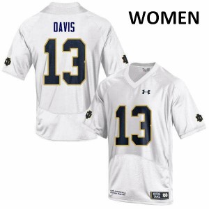 Women's Avery Davis White Notre Dame Fighting Irish #13 Game Alumni Jersey