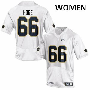 Women Tristen Hoge White Irish #66 Game Alumni Jerseys