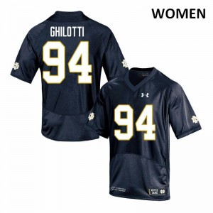 Women's Giovanni Ghilotti Navy UND #94 Game Stitch Jersey