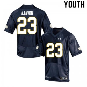 Youth Litchfield Ajavon Navy UND #23 Game College Jerseys
